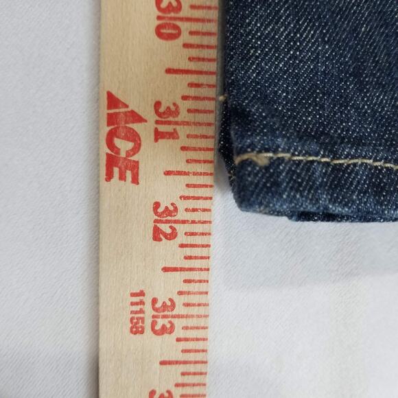GAP Jeans Womens 10R Blue Curvy Flare Bootcut Stretch Denim Mid Rise 32x33 - Picture 9 of 10
